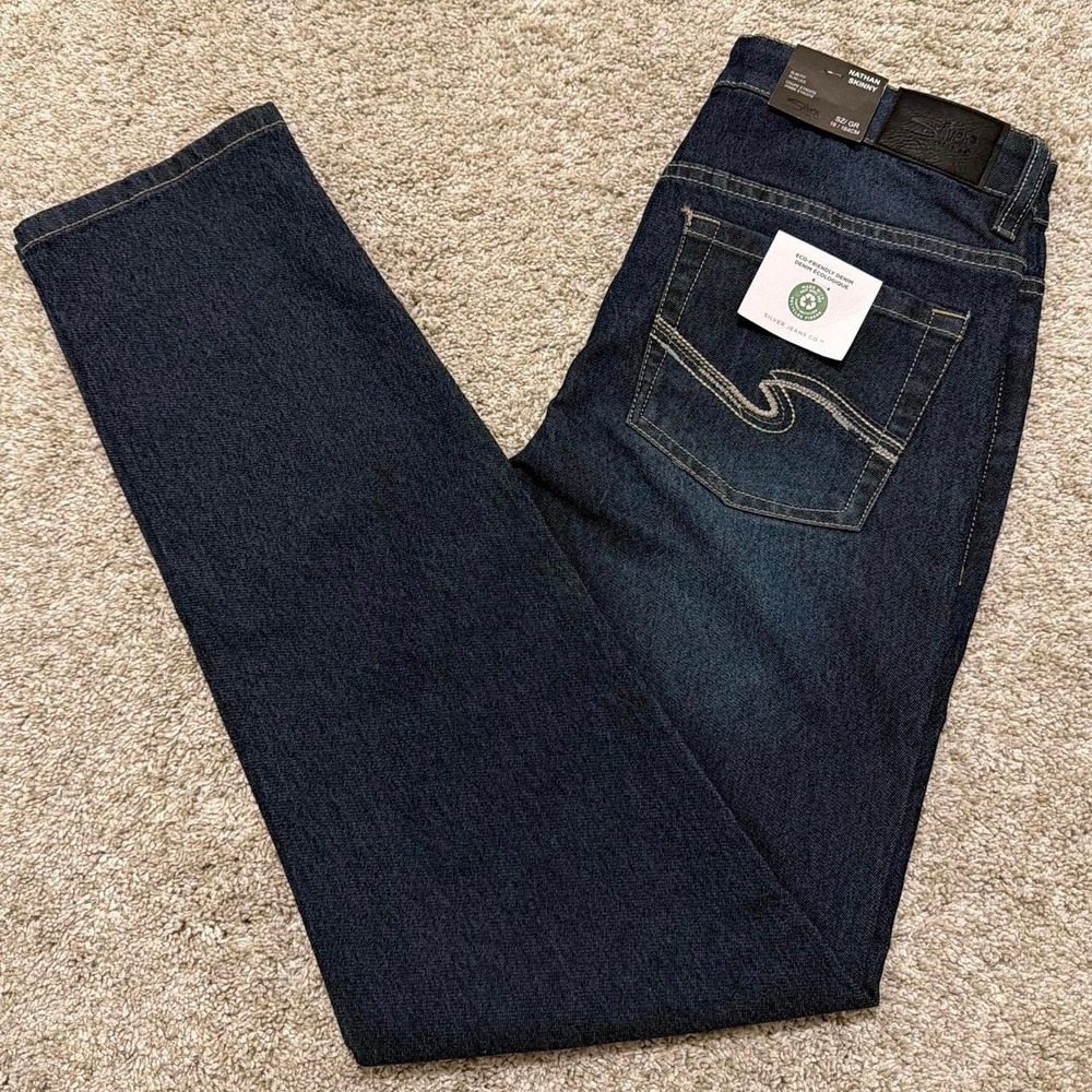 Silver Jeans Co. Nathan Skinny Jeans | Dark Wash | 30x30 | NWT